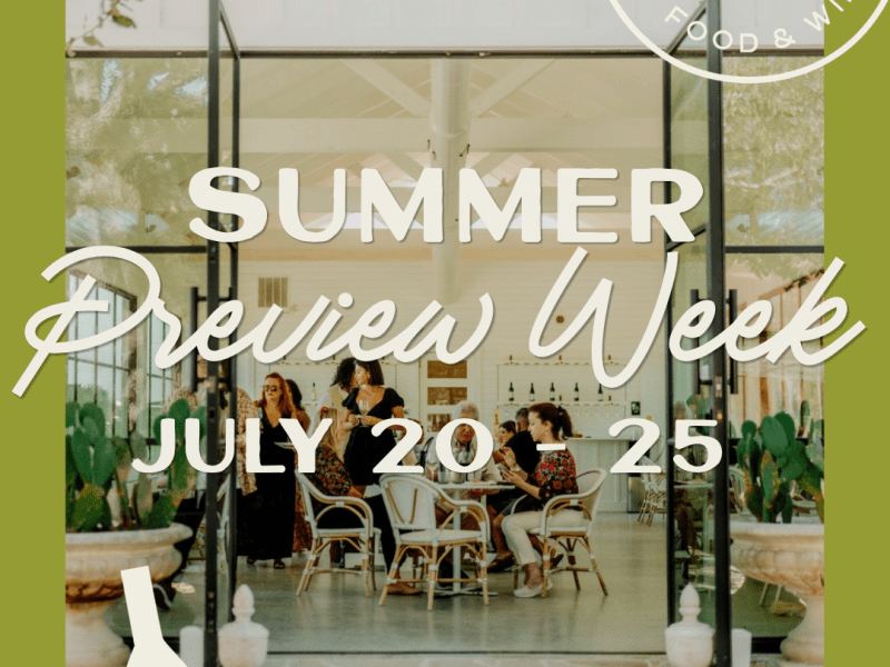 Fredericksburg Food & Wine Festival Announces 2026 Preview Week&nbsp;Lineup